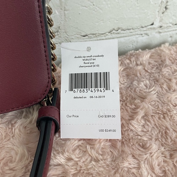 SOLD! NWT Kate Spade Floral Pup Crossbody Bag - Picture 9 of 10